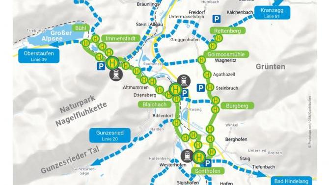 Verbesserte Linienführung des Ringbusses ab 18. Mai 2024: Direkte Verbindung nach Rettenberg